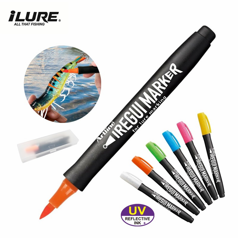 Fishing Lure Soft Plastic - Новая УФ-флуоресцентная ручка-краска для рыболовных приманок