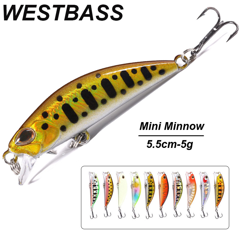 Fishing Lure Swimbait - WESTBASS 1PX микро-приманка в виде гольяна