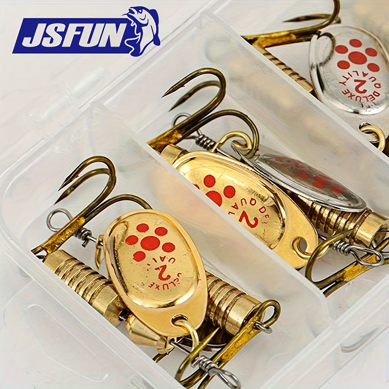 Fishing Lure Blade Bait - Набор рыболовных приманок JSFUN, 10 шт.,