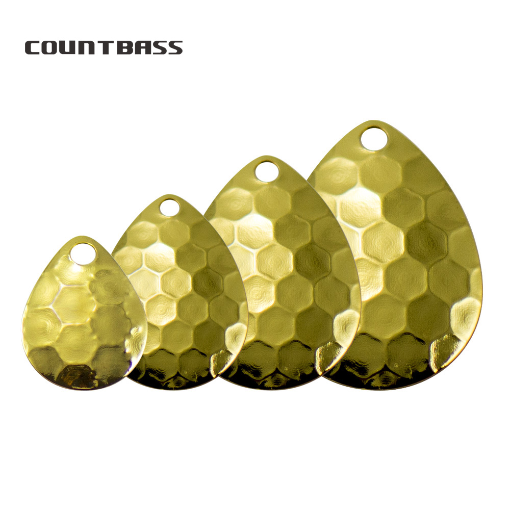 Fishing Lure Spinner - Countbass, 50 шт., размер 2–5, позолоченные