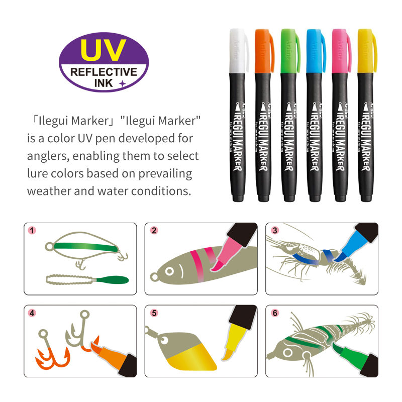Новая УФ-флуоресцентная ручка- – обзор и цена Fishing Lure Soft Plastic