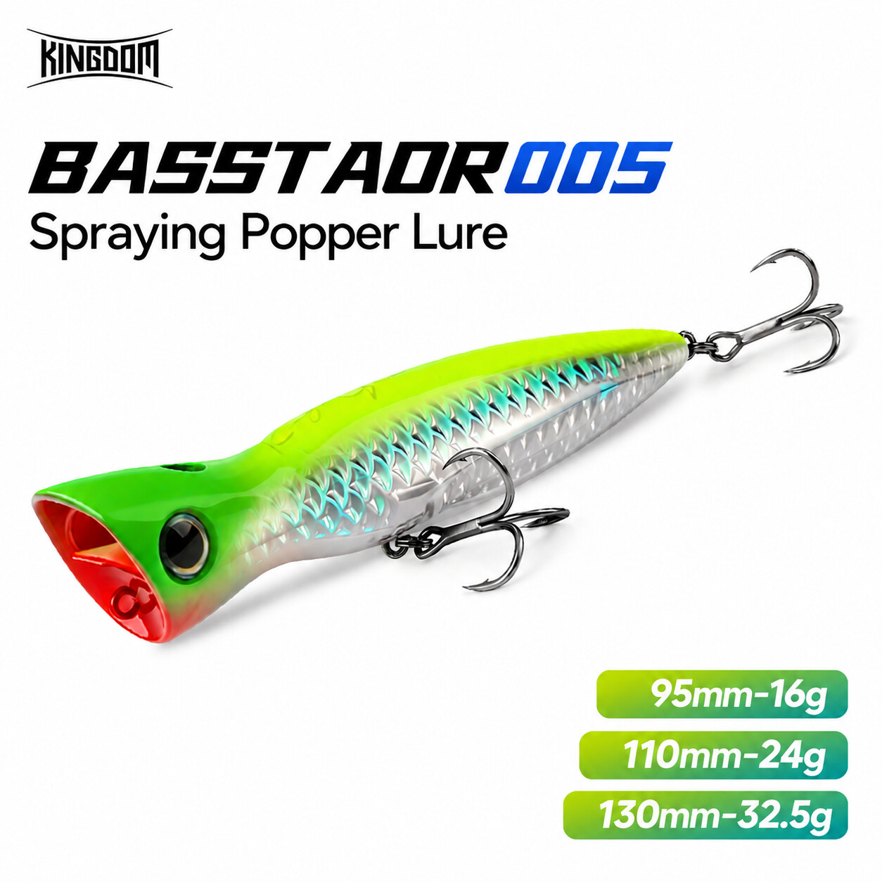 Воблеры Kingdom Basstaor Poppe – обзор и цена Fishing Lure Popper