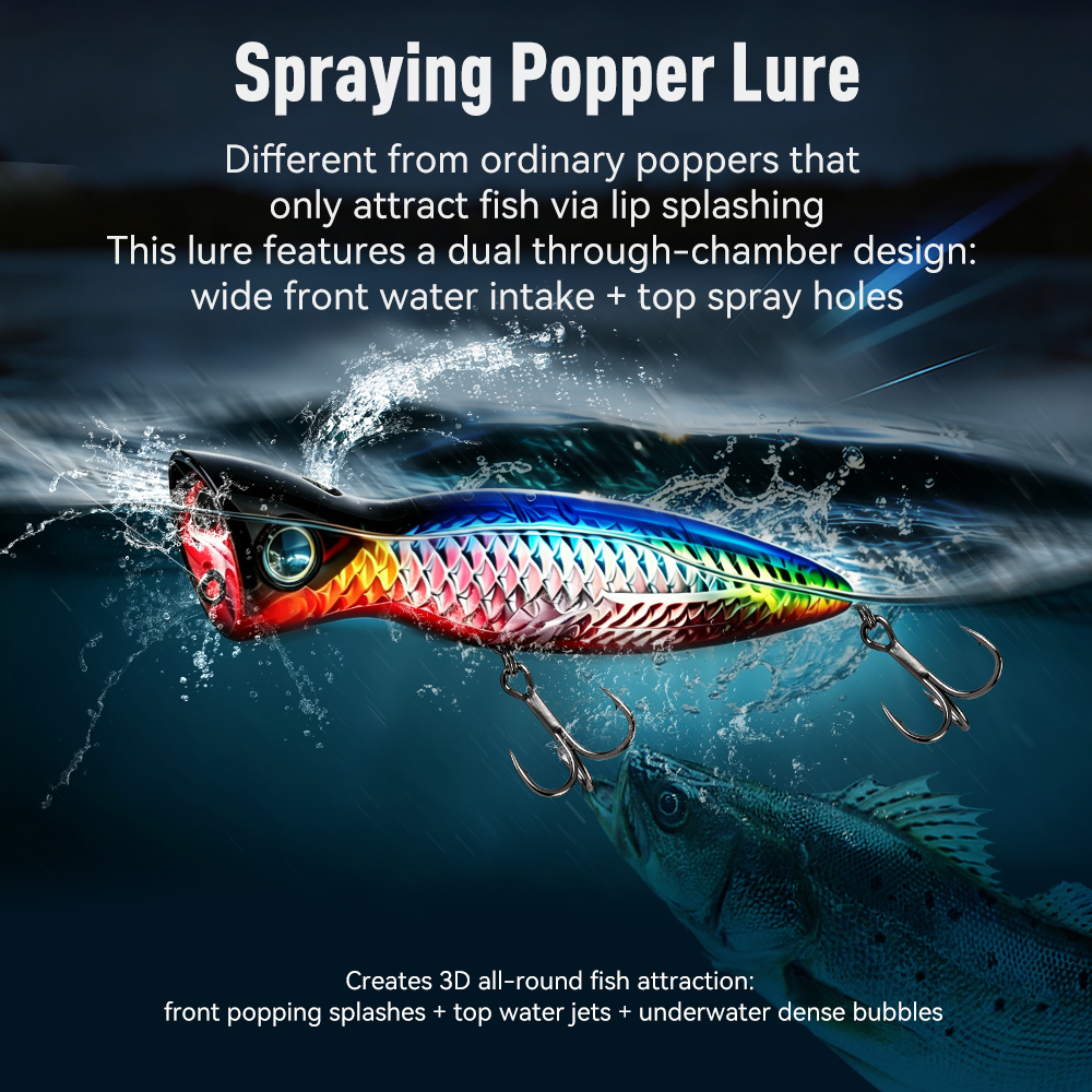 Воблеры Kingdom Basstaor Poppe – обзор и цена Fishing Lure Popper