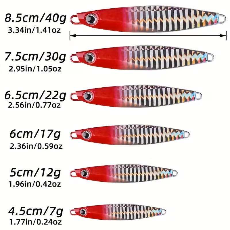 12 шт., рыболовные металлическ – обзор и цена Fishing Lure Blade Bait