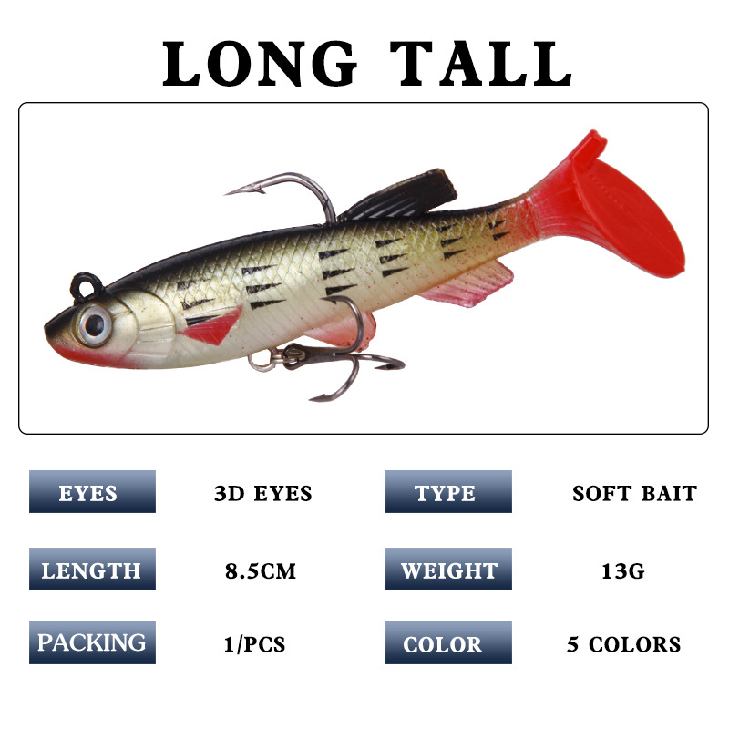 Мягкая приманка с Т-образным х – обзор и цена Fishing Lure Swimbait