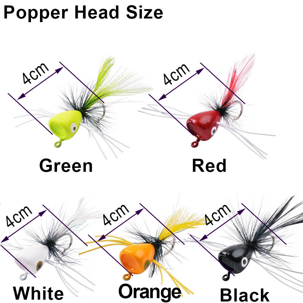 5 шт. пенопластовые приманки д – обзор и цена Fishing Lure Popper